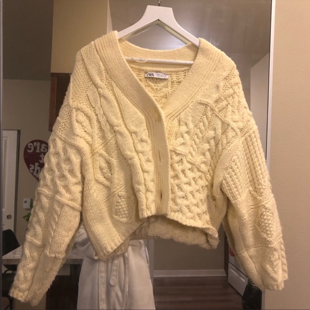 Zara Patchwork Sweater ❤️